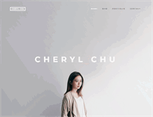 Tablet Screenshot of cherylchu.com